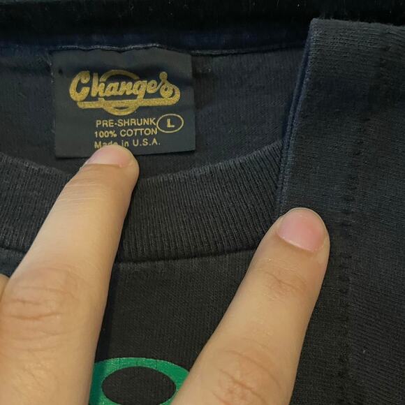 Vintage 90s Corporate Stooges 1991 Three Stooges Single Stitch Shirt Adult Large - Picture 3 of 4